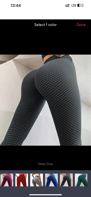 لگ ورزشی زنانه آنتی سلولیت(سیملس) پشت چین دار