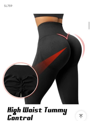 لگ ورزشی زنانه سایز بزرگ/سیملس/پشت پفکی و چین دار/لیفت کننده باسن/جمع کننده شکم و پهلو/بهترین کیفیت