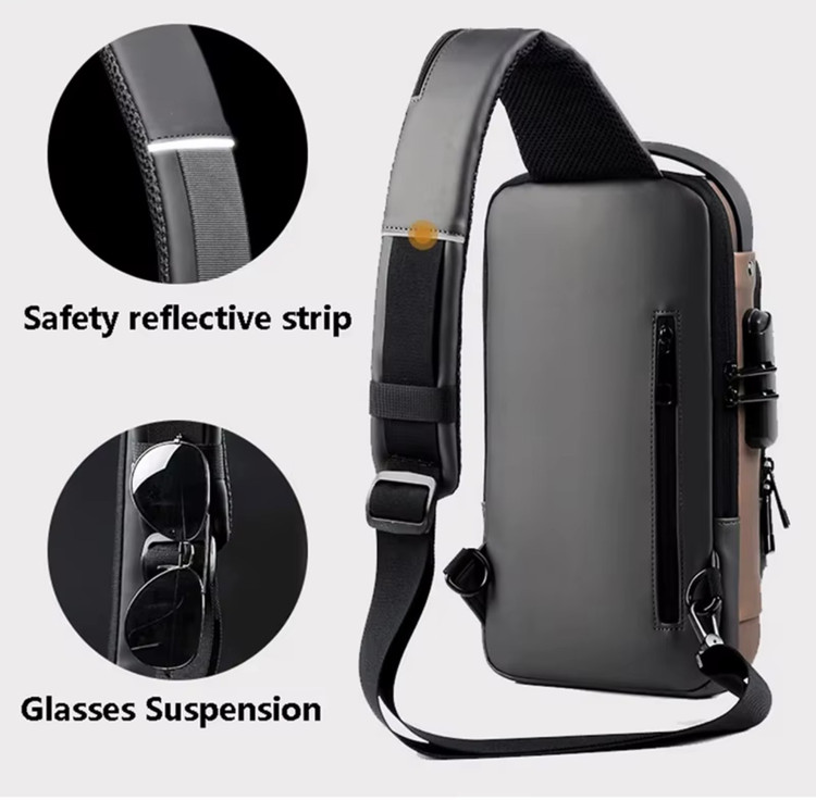 بادی بگ اورجینال/کرس بگ/ضد آب/دارای پورت usb برای شارژ موبایل و تبلت و هندزفری/قفل ضد سرقت/کیفیت فوول حرفه ای🤌🏻🔥