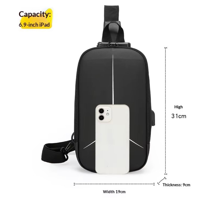 بادی بگ اورجینال/کراس بگ/دارای پورت usb برای شارژ موبایل و هندزفری و تبلت/ضد آب/بهترین کیفیت ممکن👌🏻