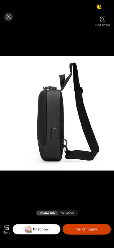 بادی بگ اورجینال/کراس بگ/دارای پورت usb برای شارژ موبایل و هندزفری و تبلت/ضد آب/بهترین کیفیت ممکن👌🏻